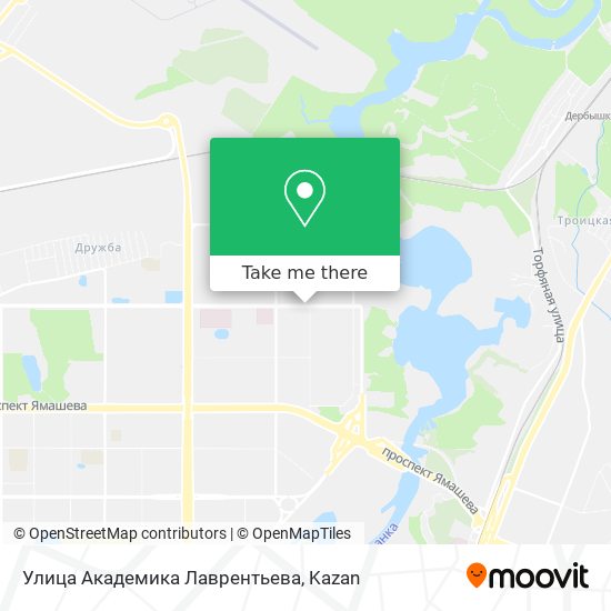 Улица Академика Лаврентьева map