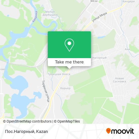 Пос.Нагорный map