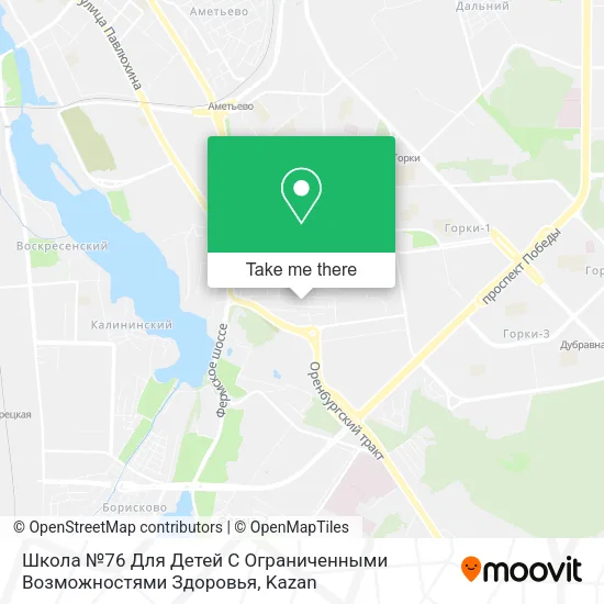 Школа №76 Для Детей С Ограниченными Возможностями Здоровья map