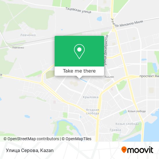 Улица Серова map