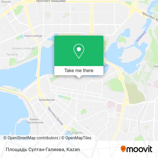 Площадь Султан-Галиева map