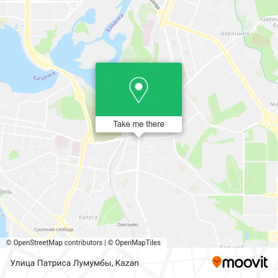 Улица Патриса Лумумбы map