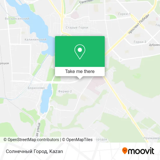 Солнечный Город map