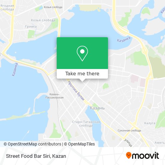 Street Food Bar Siri map