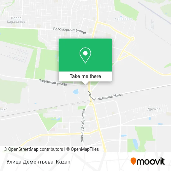 Улица Дементьева map