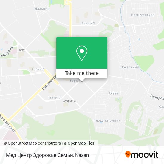 Мед Центр Здоровье Семьи map
