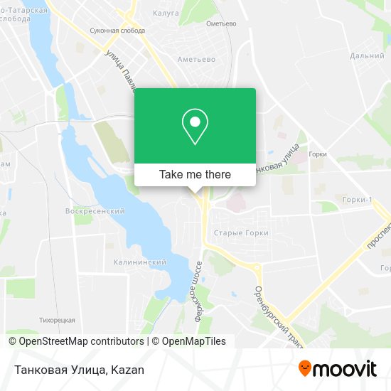 Танковая Улица map