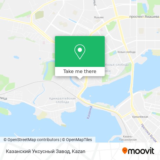 Казанский Уксусный Завод map
