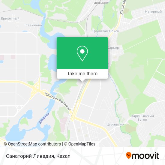 Санаторий Ливадия map