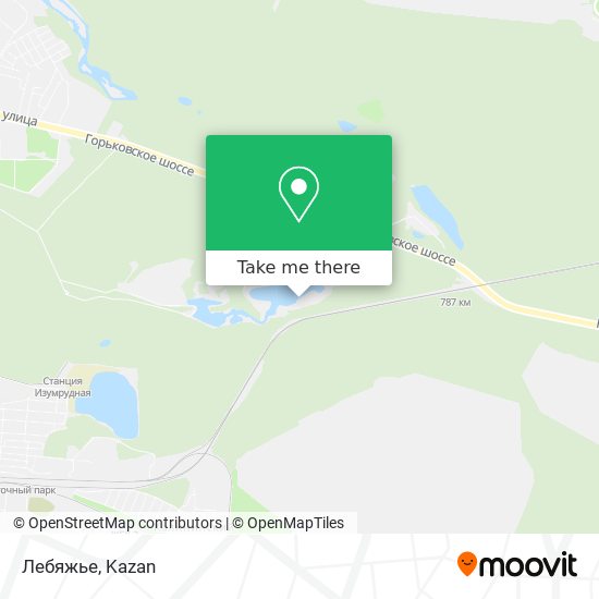 Лебяжье map