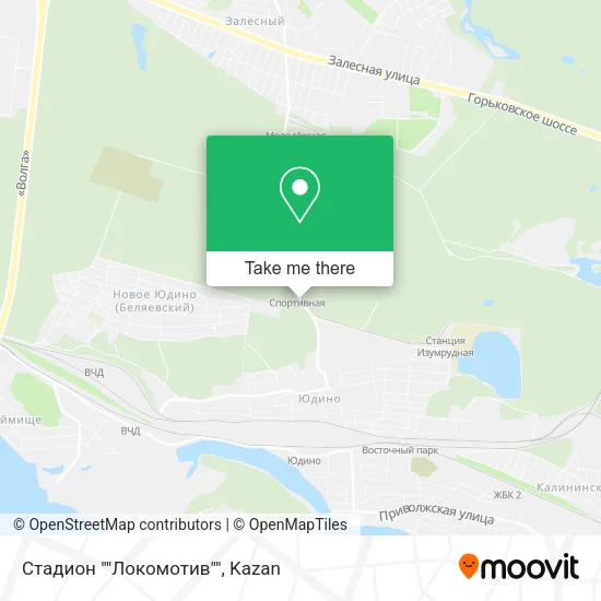 Стадион ""Локомотив"" map