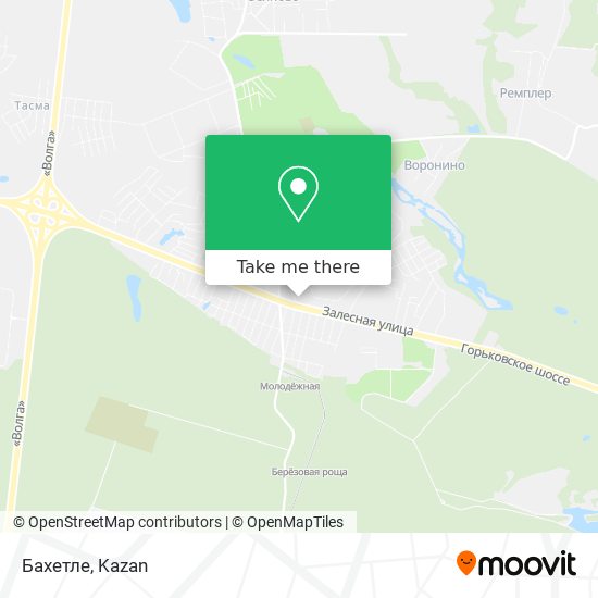 Бахетле map