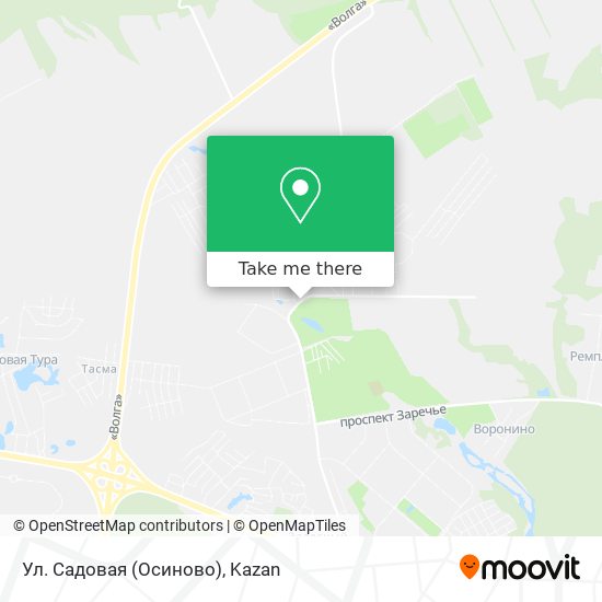 Ул. Садовая (Осиново) map