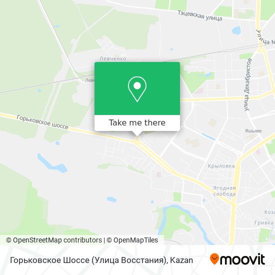 Горьковское Шоссе (Улица Восстания) map