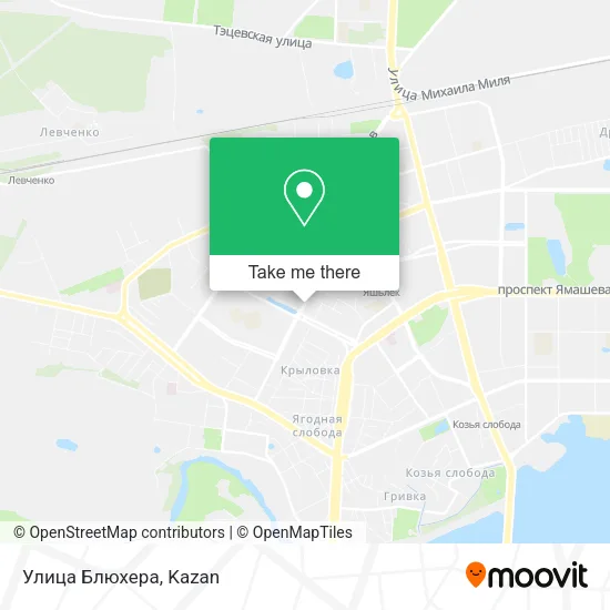 Улица Блюхера map