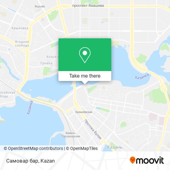 Самовар бар map