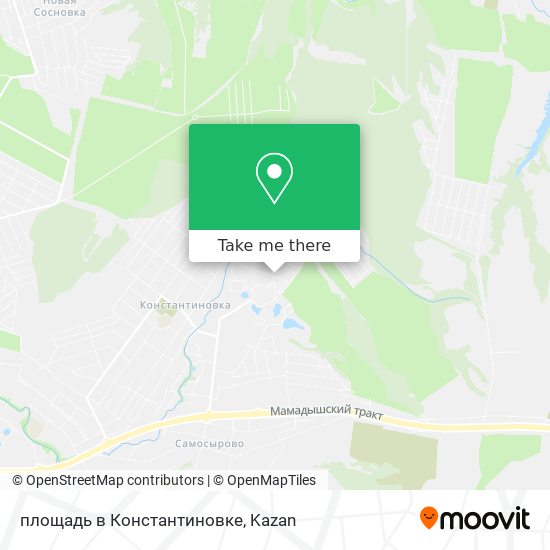 площадь в Константиновке map