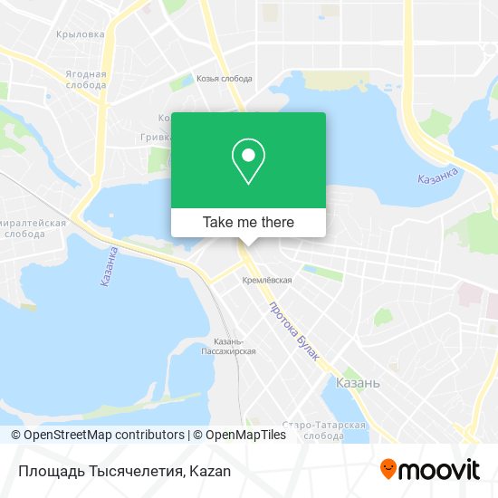 Площадь Тысячелетия map