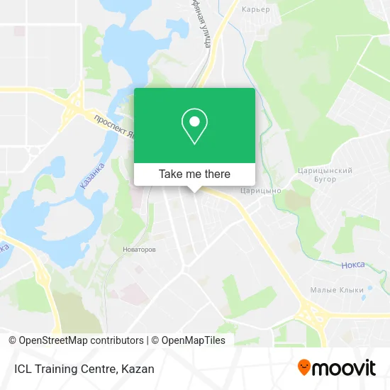 ICL Training Centre map