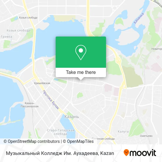 Музыкальный Колледж Им. Аухадеева map