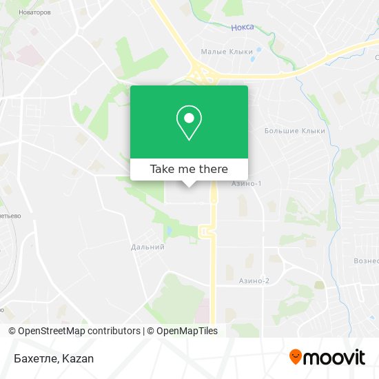 Бахетле map