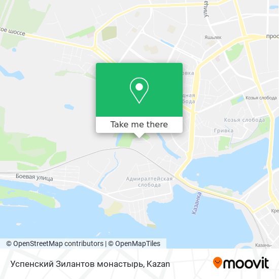 Успенский Зилантов монастырь map