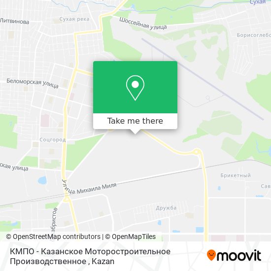 КМПО - Казанское Моторостроительное Производственное map