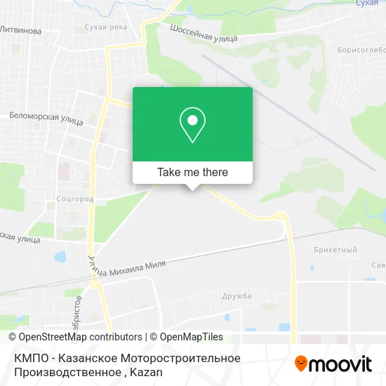 КМПО - Казанское Моторостроительное Производственное map