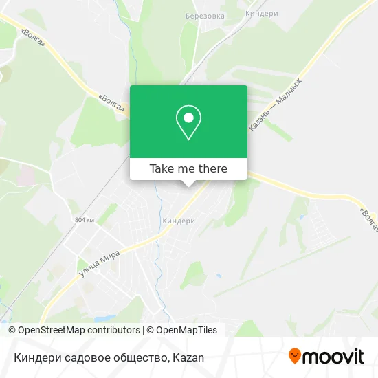 Киндери садовое общество map