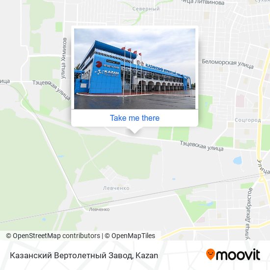 Казанский Вертолетный Завод map