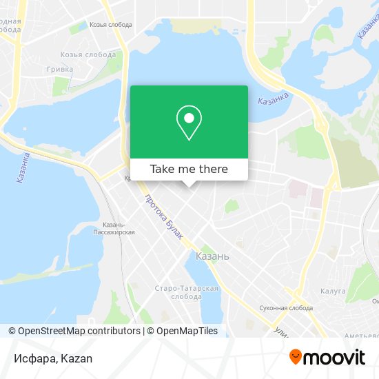 Исфара map