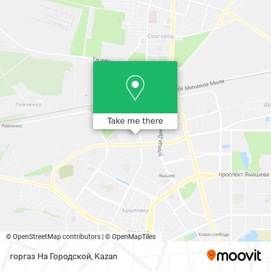 горгаз На Городской map