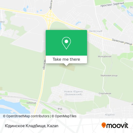 Юдинское Кладбище map