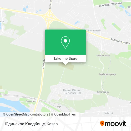 Юдинское Кладбище map