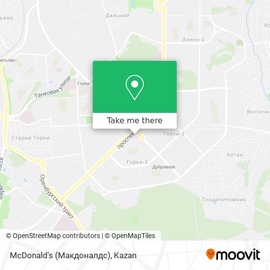 McDonald's (Макдоналдс) map