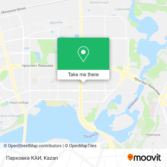 Парковка КАИ map