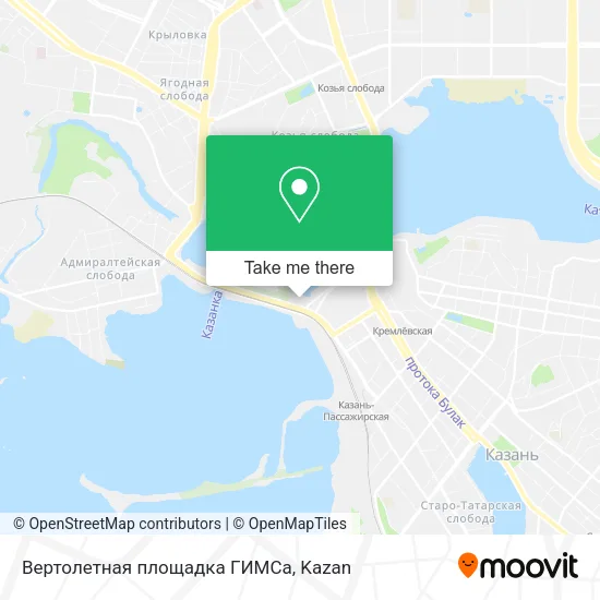 Вертолетная площадка ГИМСа map