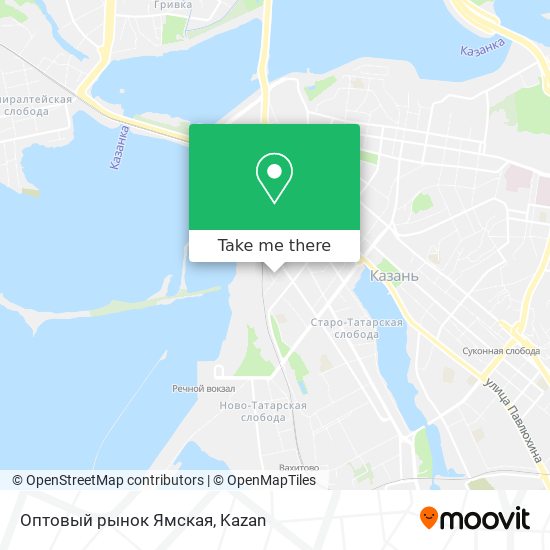 Оптовый рынок  Ямская map