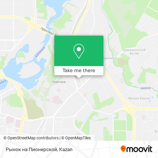 Рынок на Пионерской map