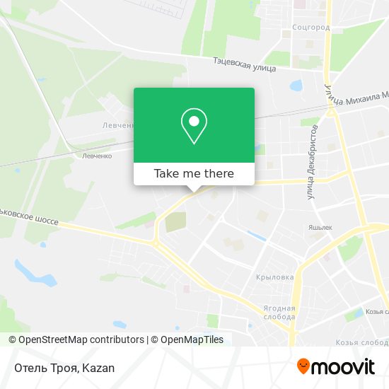 Отель Троя map