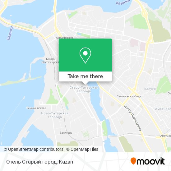 Отель Старый город map