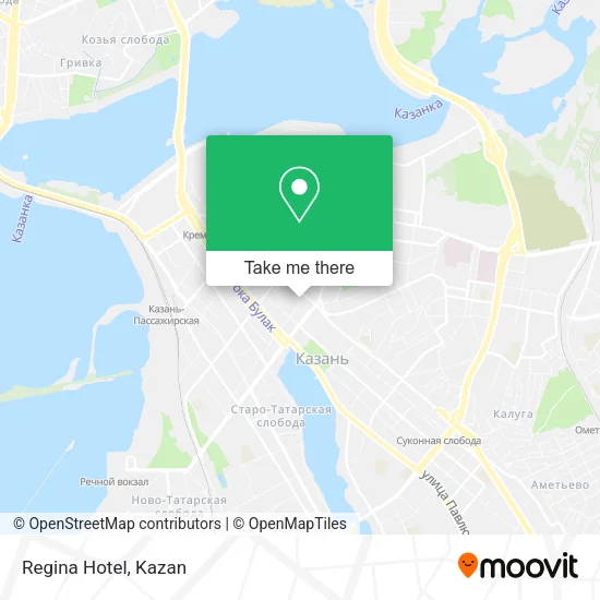 Regina Hotel map