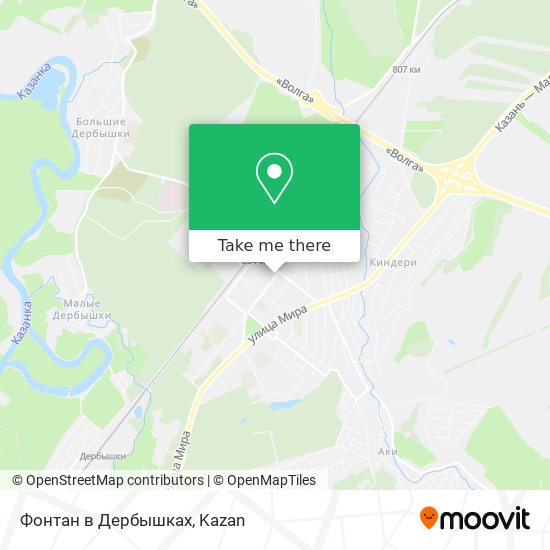 Фонтан в Дербышках map