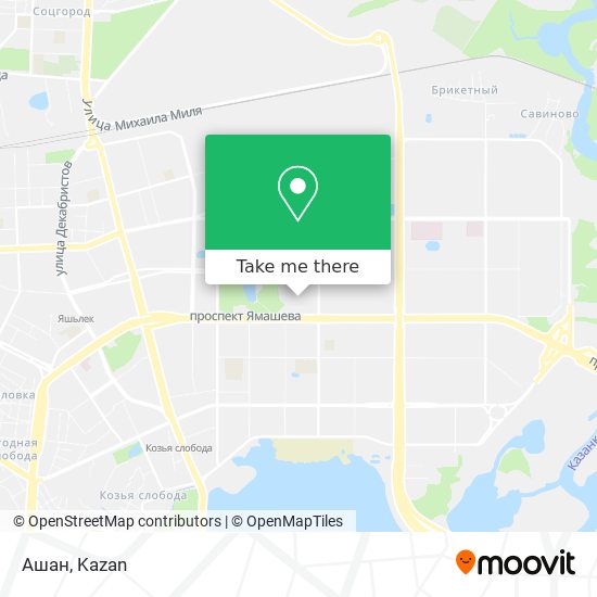 Ашан map