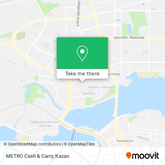 METRO Cash & Carry map