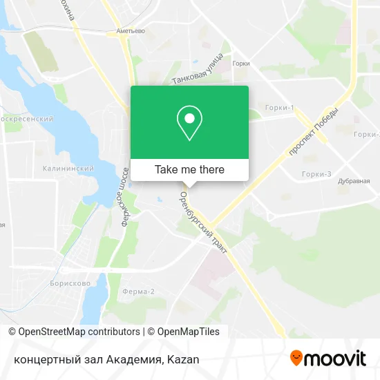 концертный зал  Академия map