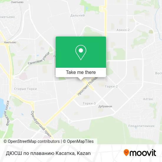 ДЮСШ по плаванию Касатка map
