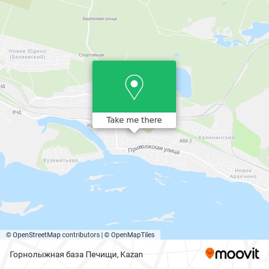 Горнолыжная база  Печищи map