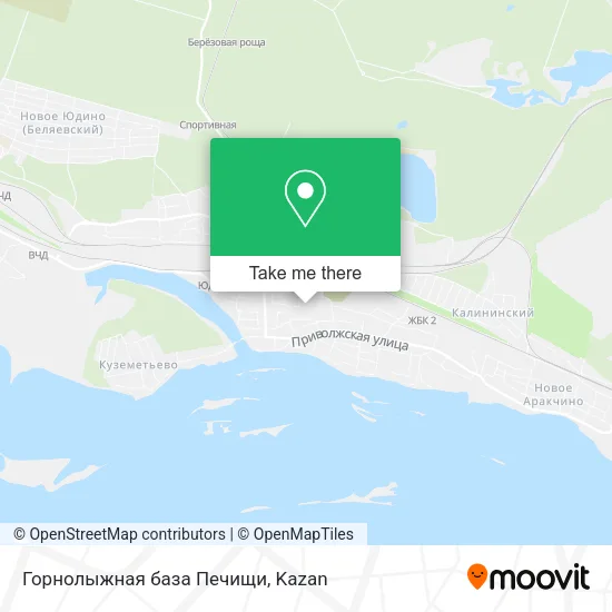 Горнолыжная база  Печищи map