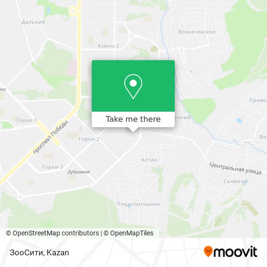 ЗооСити map
